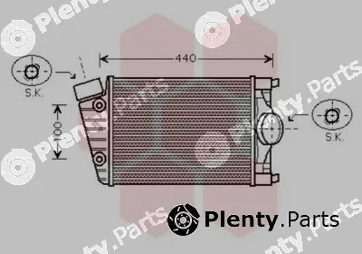 Van Wezel 74004070 — Charge Air Cooler