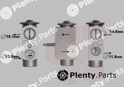 Van Wezel 18001492 — Expansion Valve, air conditioning