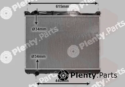 Van Wezel 52002099 — Radiator, engine cooling