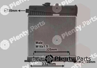 Van Wezel 30002150 — Radiator, engine cooling
