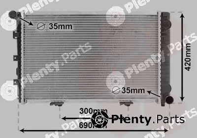 Van Wezel 30002211 — Radiator, engine cooling