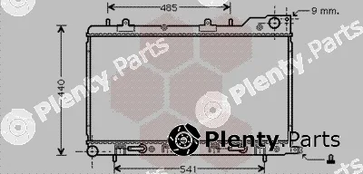 Van Wezel 51002054 — Radiator, engine cooling