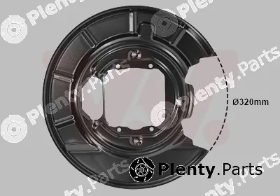 Van Wezel 0639373 — Splash Guard, brake disc