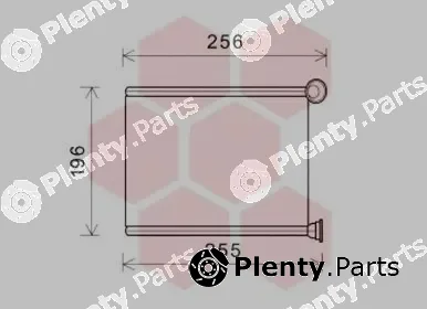 Van Wezel 40006366 — Heat Exchanger, interior heating