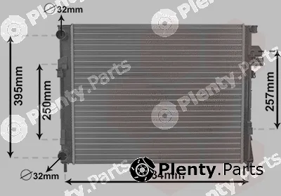 Van Wezel 43012303 — Radiator, engine cooling