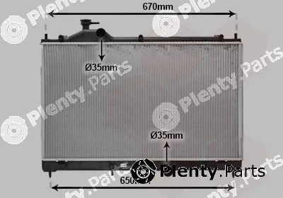 Van Wezel 32012709 — Radiator, engine cooling
