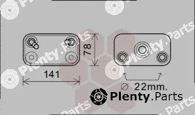 Van Wezel 06003406 — Oil Cooler, automatic transmission *** IR PLUS ***