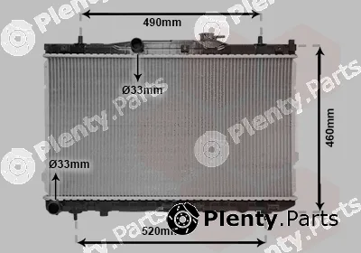 Van Wezel 83002074 — Radiator, engine cooling