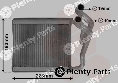 Van Wezel 82006270 — Heat Exchanger, interior heating