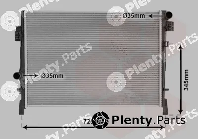 Van Wezel 07002105 — Radiator, engine cooling