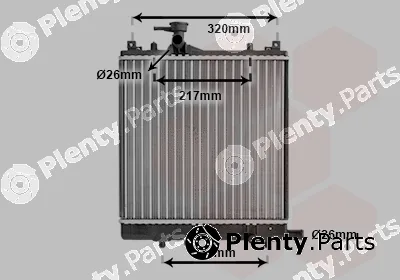 Van Wezel 52002057 — Radiator, engine cooling
