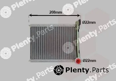 Van Wezel 15016700 — Heat Exchanger, interior heating