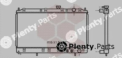 Van Wezel 32002117 — Radiator, engine cooling