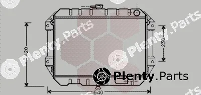 Van Wezel 11002027 — Radiator, engine cooling