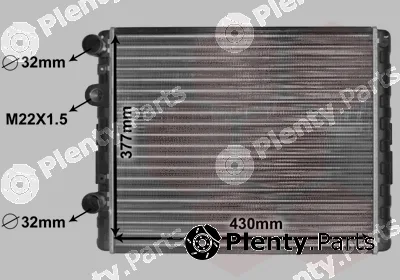 Van Wezel 58002129 — Radiator, engine cooling