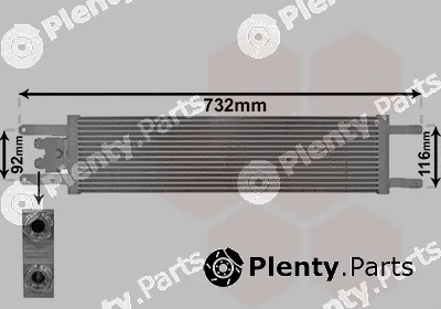 Van Wezel 17013701 — Oil Cooler, engine oil