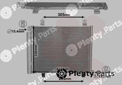 Van Wezel 58005327 — Condenser, air conditioning