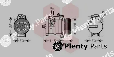 Van Wezel 0600K345 — Compressor, air conditioning