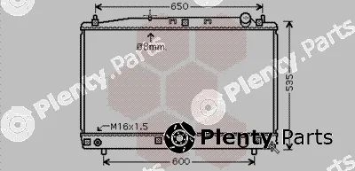 Van Wezel 53002486 — Radiator, engine cooling