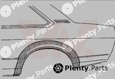 Van Wezel 3757145 — Quarter Panel