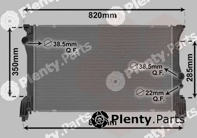 Van Wezel 30012710 — Radiator, engine cooling