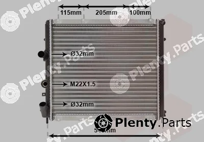 Van Wezel 43002215 — Radiator, engine cooling