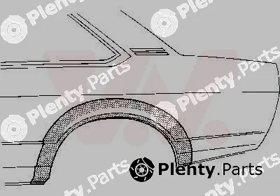 Van Wezel 3757146 — Quarter Panel