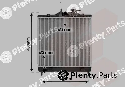 Van Wezel 83002064 — Radiator, engine cooling