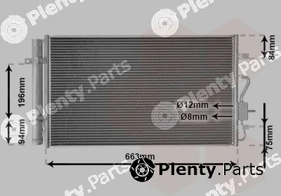 Van Wezel 37015710 — Condenser, air conditioning