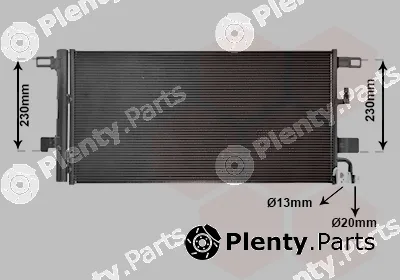 Van Wezel 03015703 — Condenser, air conditioning