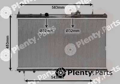 Van Wezel 09002228 — Radiator, engine cooling