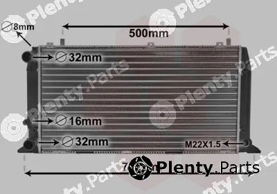 Van Wezel 03002047 — Radiator, engine cooling