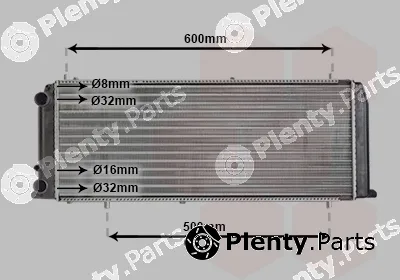 Van Wezel 03002051 — Radiator, engine cooling