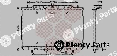 Van Wezel 13002292 — Radiator, engine cooling