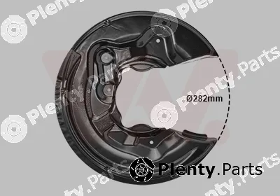Van Wezel 0334373 — Splash Guard, brake disc