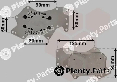 Van Wezel 03013711 — Oil Cooler, engine oil