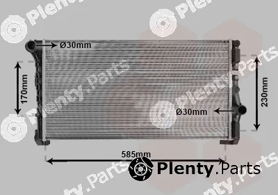 Van Wezel 17002279 — Radiator, engine cooling