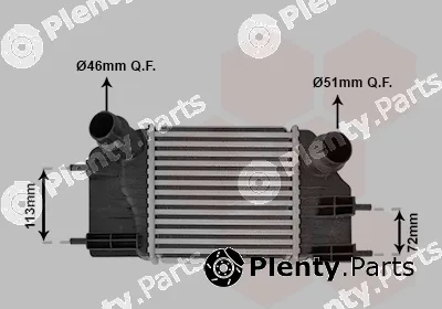 Van Wezel 33014702 — Charge Air Cooler