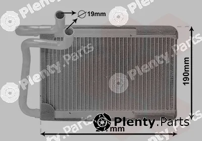 Van Wezel 82016701 — Heat Exchanger, interior heating