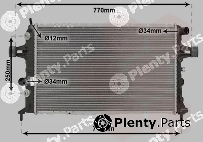Van Wezel 37002329 — Radiator, engine cooling