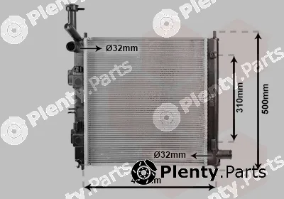 Van Wezel 83012728 — Radiator, engine cooling