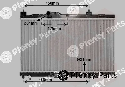 Van Wezel 53002318 — Radiator, engine cooling