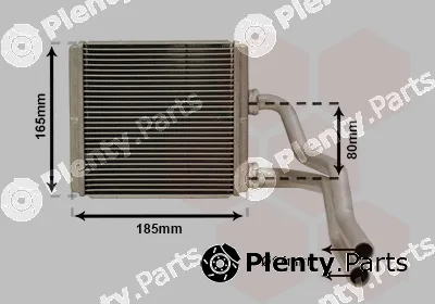 Van Wezel 37016703 — Heat Exchanger, interior heating
