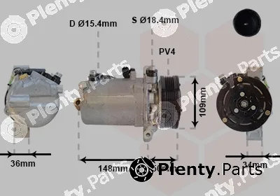 Van Wezel 0600K408 — Compressor, air conditioning *** IR PLUS ***