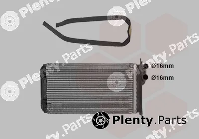 Van Wezel 49006025 — Heat Exchanger, interior heating