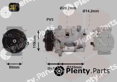 Van Wezel 0901K725 — Compressor, air conditioning