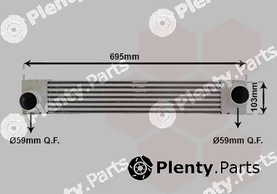 Van Wezel 06004346 — Charge Air Cooler