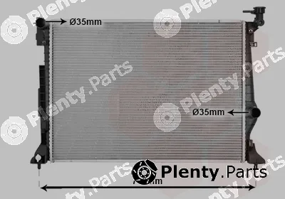 Van Wezel 82012740 — Radiator, engine cooling