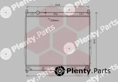 Van Wezel 81002122 — Radiator, engine cooling