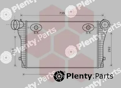 Van Wezel 58004319 — Charge Air Cooler